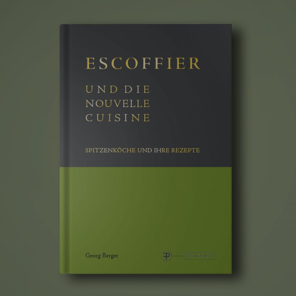 Design eines Covers für ein Fachbuch zu Escoffier