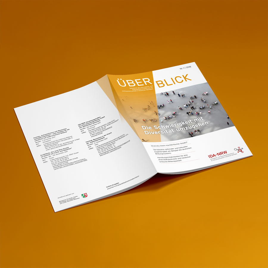 Design eines Print-Magazins