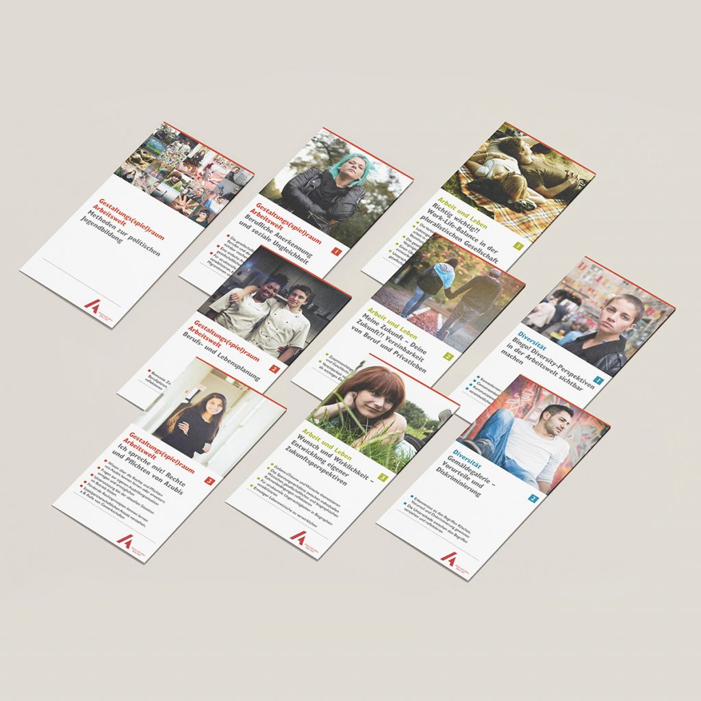 Gestaltung von Broschüren für eine Methodensammlung