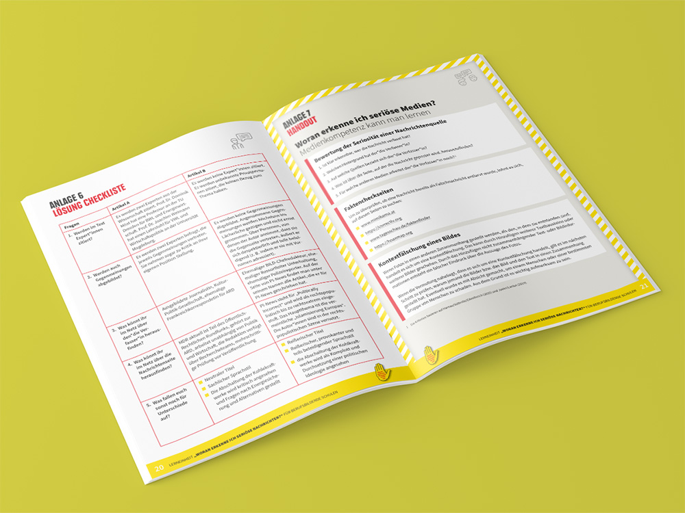 Design von Lerneinheiten für den Unterricht in berufsbildenden Schulen