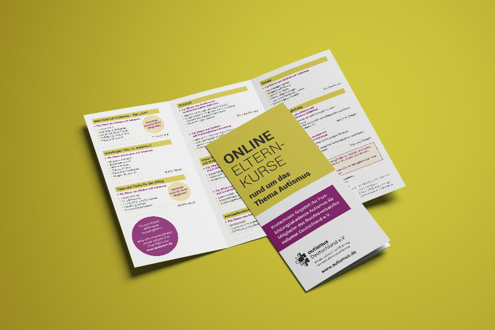 Gestaltung eines Faltblattes