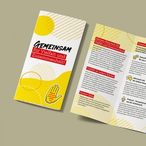 Konzeption und Gestaltung von Infomaterial