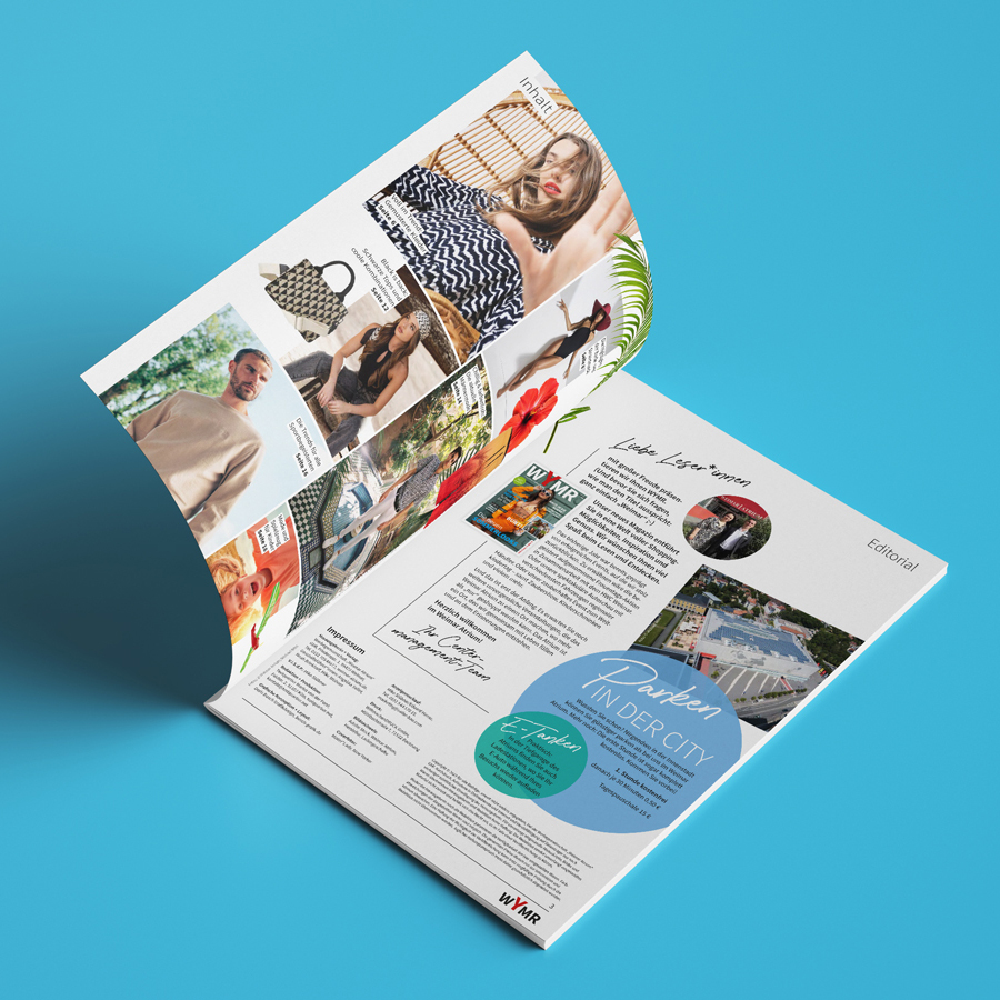 Entwicklung, Konzeption und Gestaltung eines neuen Shopping-Magazins