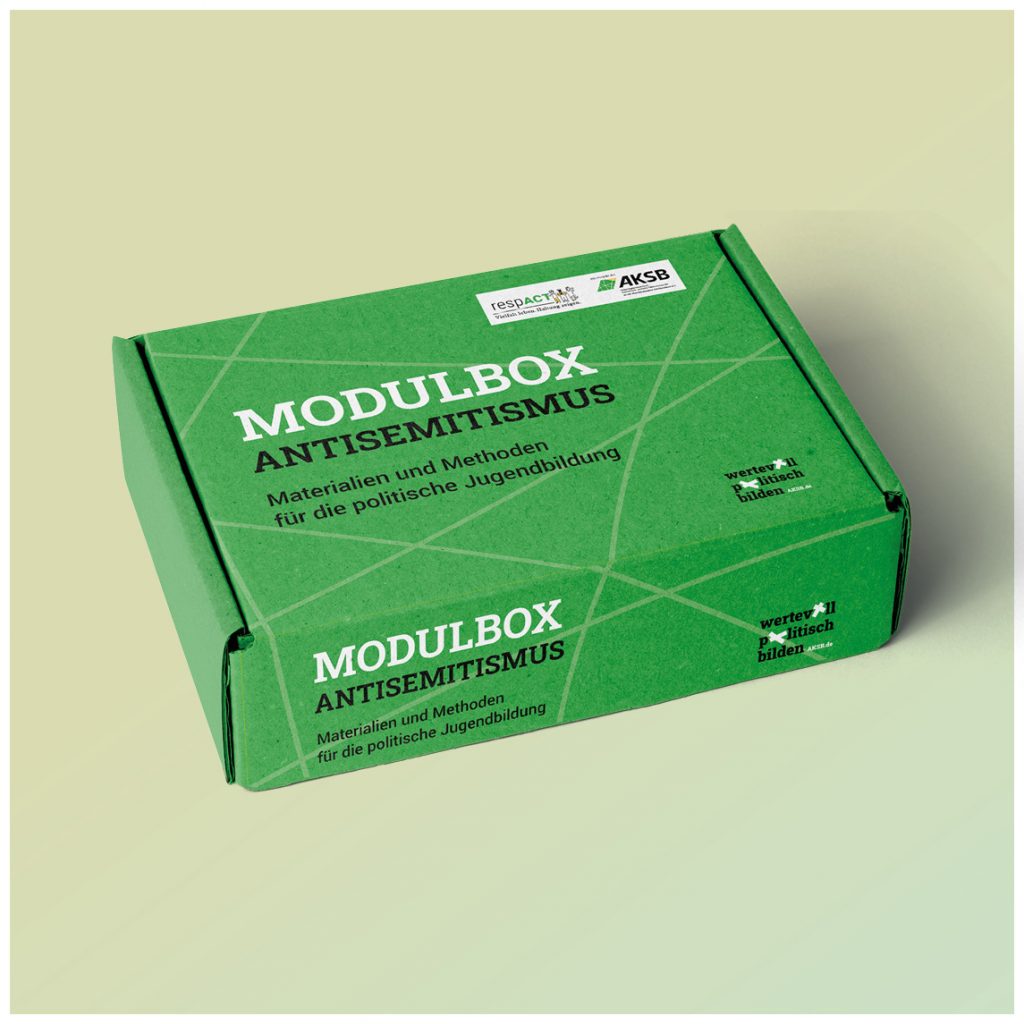 Design einer Schachtel für Bildungsmaterialien